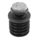 KIPP Bouchon de réglage avec surface de glissement en feutre Forme A rond Ø 32 mm polyamide noir