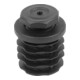 KIPP Bouchon de réglage Forme A rond Ø 25 mm polyamide noir