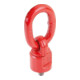 KIPP Boulon d'arrêt pivotant orientable M16 acier rouge qualité 8