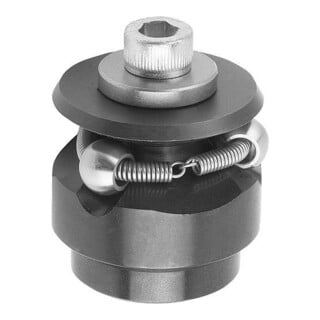 KIPP Brides de centrage Forme A avec boule D=86,5 acier durci