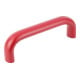 KIPP Bügelgriff Oval A 180 L 197 M08 Aluminium rot RAL3003 pulverbeschichtet