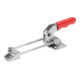 KIPP Bügelspanner Horizontal Standard F1=2000 Edelstahl blank