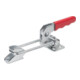 KIPP Bügelspanner horizontal Standard mit Gegenhalter F1=4000 Stahl verzinkt K