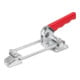 KIPP Bügelspanner horizontal Standard mit Gegenhalter F1=7000 Stahl verzinkt