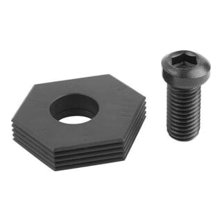 KIPP Collier hexagonal M12 acier d'outil variable forme B
