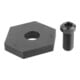 KIPP Collier hexagonal M12 acier d'outil variable forme B