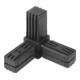 KIPP Connecteur à angle avec dérivation A=25 L=73 Polyamide noyau en acier zingué