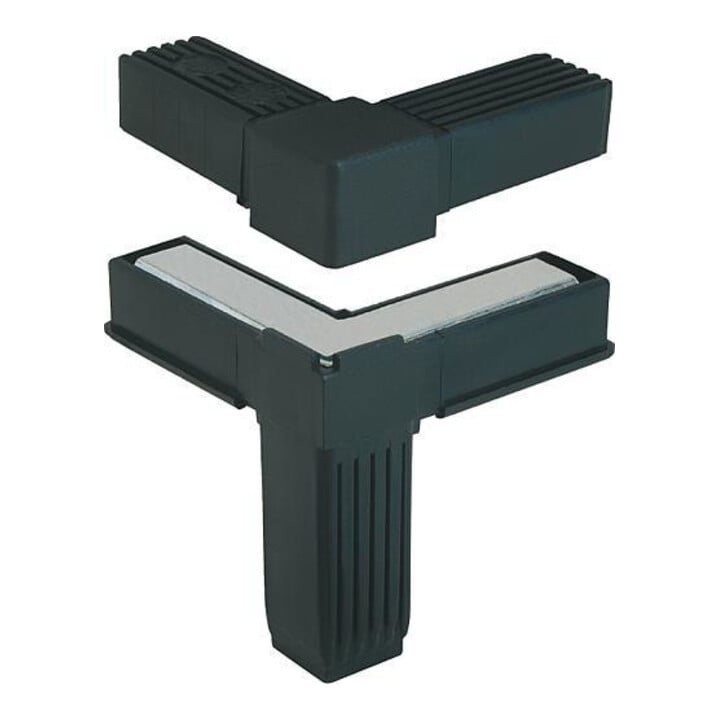KIPP Connecteur à angle avec dérivation A=25 L=73 Polyamide noyau en acier zingué