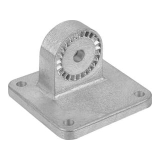 KIPP Connecteur de tube avec pied H 100 I 100 Aluminium Acier