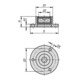 KIPP Dosenlibel D1=20 H=11 PMMA acrylglas 30mm E40' gevoelig