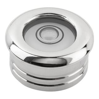 KIPP Dosenlibelle mit Bördelrandfassung 18 x 10 mm Messing
