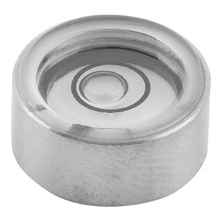 KIPP Dosenlibellenkörper Edelstahl D1=12 H=6 schwarz Glas E25' empfindlich