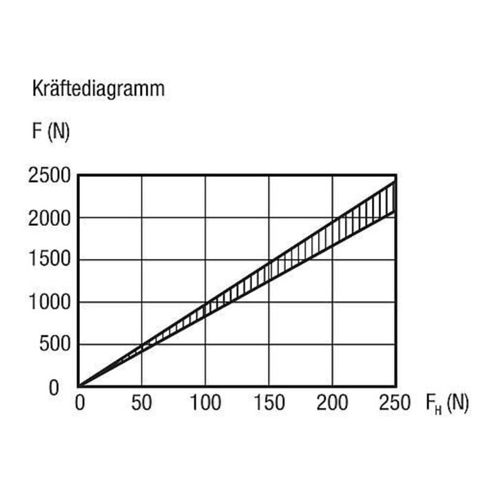 KIPP Exzenter Spanner M10 Vergütungsstahl brüniert