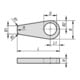 KIPP Exzenterspanner D=30,1 100 x 10 Stahl brüniert