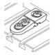 KIPP Flachspanner für T-Nut D=M12 Stahl BN=14