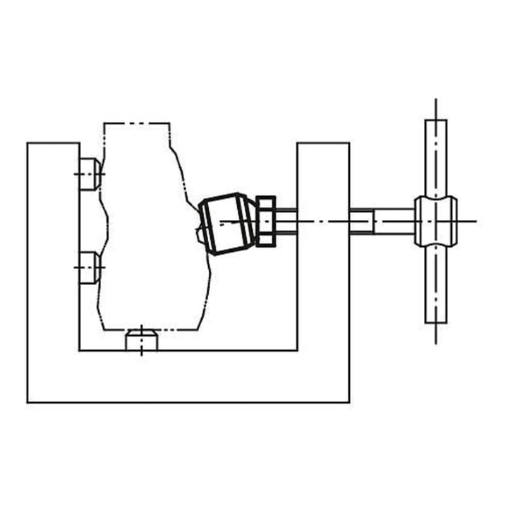 KIPP Gelenkfuß D1=M05 H16,5 SW10 Stahl