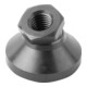 KIPP Gewrichtsplaat D1=M16 D=50 H=32 Vorm A Gesmeed staal Autom. staal