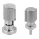 KIPP Goupille à bille 18 mm 66 mm acier inoxydable brut
