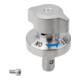 KIPP Goupille à bille avec commande rotative 10 mm 27,5 acier inoxydable brut