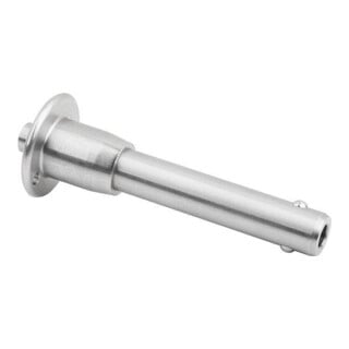 KIPP Goupille à bille avec poignée champignon D1=10 L=100 Acier inoxydable KOMP:E