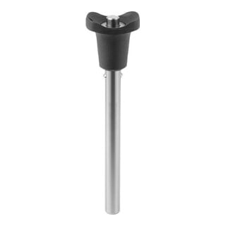 KIPP Goupille à bille avec verrouillage tête Poignée champignon D1=12 L5=200 Acier inoxydable