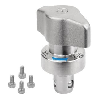 KIPP Goupille à bille lourde D18 D1 16 L2 21,5 acier nickelé