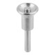 KIPP Goupille à billes avec poignée champignon D1=8 L=40 acier inoxydable inox compact