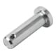 KIPP Goupille à tête Forme B, trou pour goupille 12 mm, 20 mm, acier zingué électrolytique