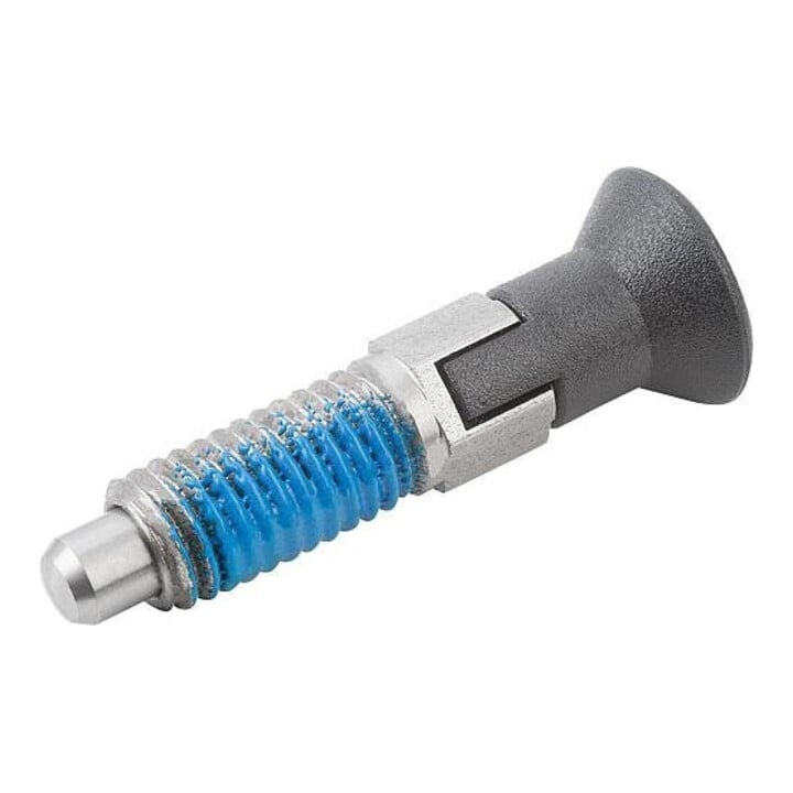 KIPP Goupille d'arrêt ECO M08 Ø5 mm forme CP avec sécurisation de filetage