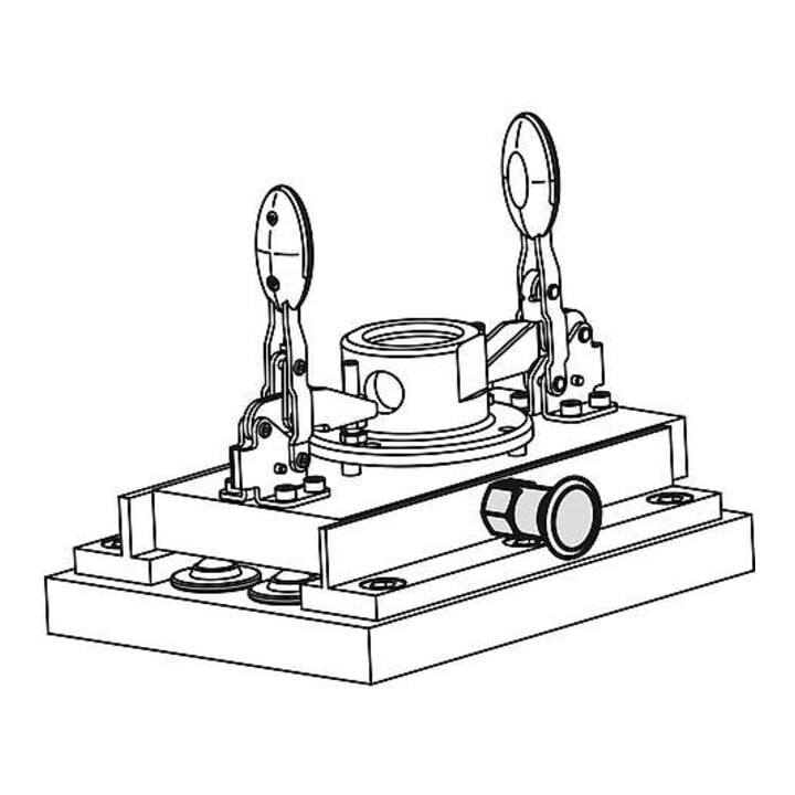 KIPP Goupille d'arrêt Forme C Taille 4 D1 M20x1,5 Acier Kipp