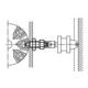 KIPP Goupille d'arrêt Forme E Taille D 10 M20x1,5