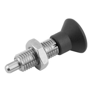KIPP Goupille d'arrêt M06x0,75 Forme H acier inoxydable trempé Taille 9 Compacte T
