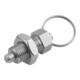 KIPP Goupille d'arrêt M12x1,5 Forme S acier inoxydable non trempé taille 2
