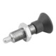 KIPP Goupille d'arrêt M16x1,5 Forme H acier inoxydable non trempé Taille 3