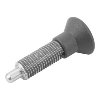 KIPP Goupille d'arrêt M6x0,75 Forme G acier inoxydable non trempé Taille 9