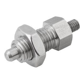 KIPP Goupille d'arrêt sans rainure de verrouillage Gr. 5 D1=M24x2 Forme F Inox non trempé