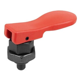 KIPP Goupille de blocage avec poignée excentrique M12x1,5 D6 version courte taille 2