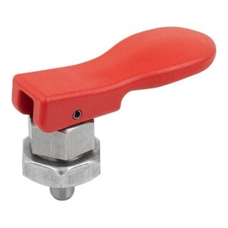 KIPP Goupille de blocage avec poignée excentrique M12x1,5 D6 version courte taille 2
