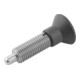 KIPP Goupille de blocage M6x0,75 Forme G acier inoxydable trempé taille 9
