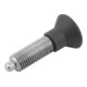 KIPP Goupille de blocage M6x0,75 Forme G acier inoxydable trempé taille 9