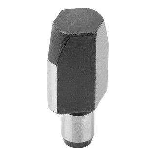 KIPP Goupille de fixation DIN 6321 longue version 12 x 18 x 6 mm aplatie forme C