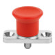 KIPP Goupille de verrouillage Mini avec bride de fixation D=6 Forme C