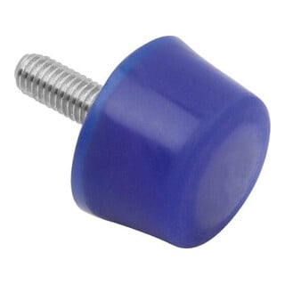 KIPP Gummipuffer konisch Außengewinde M08 x 20 Edelstahl A4 1.4401