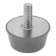 KIPP Gummipuffer konisch Außengewinde M08 x 20 Edelstahl A4 1.4401