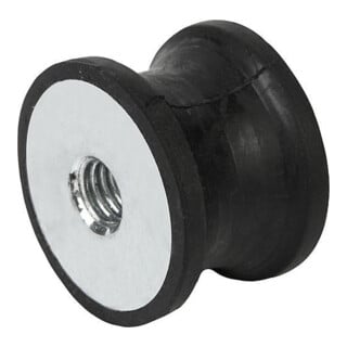 KIPP Gummipuffer Typ CT tailliert M08 Ø40 H48 Stahl Elastomer
