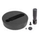 KIPP Handrad D1=100 Form B mit Querbohrung D2=10 Aluminium schwarz