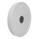 KIPP Handrad D1=100 Form E mit Passbohrung Aluminium silber pulverbeschichtet