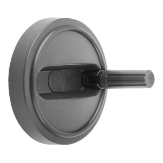 KIPP Handrad D1=100 Passbohrung 12H7 mit Querbohrung M06 Form A TH Gr. 2