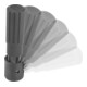 KIPP Handrad D1=80 Passbohrung mit Nut D2=8H7 B3=2 T=9 Querbohrung M06