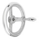 KIPP Handrad DIN 950 Aluminium D1=400 D2=30H7 B3=8 T=33,3